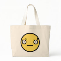 Customize Your Own: Awesome Concern Smiley Face Canvas Bags