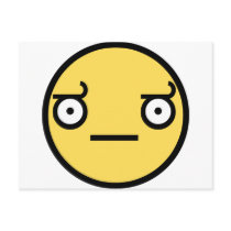 Customize Your Own: Awesome Concern Smiley Face Post Card