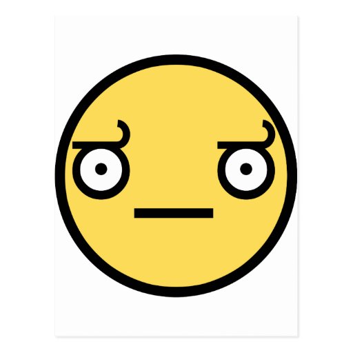 Customize Your Own: Awesome Concern Smiley Face Post Card