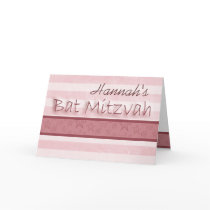 Customize your own Bat Mitzvah invitation Greeting Cards