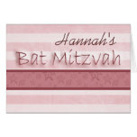 Customize your own Bat Mitzvah invitation Greeting Cards