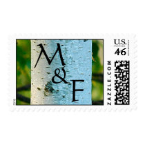 Customize your own birch tree postage