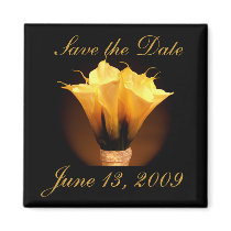 Customize your own calla lily save the date magnet by aslentz Customize your own calla lily save the date magnet