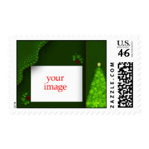 Customize your own Christmas photo... - Customized Postage Stamp