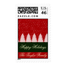 Customize your own Christmas postage