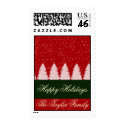 Customize your own Christmas postage stamp