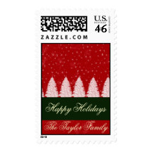 Customize your own Christmas postage