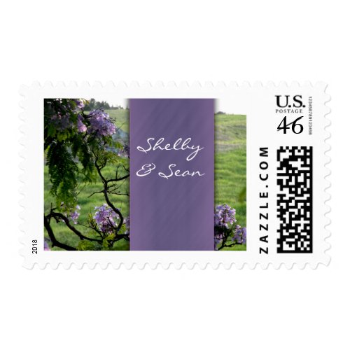 Customize your own country wedding stamp