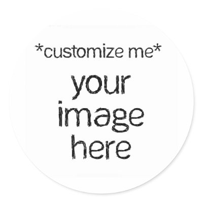 Customize Your Own Design Round Stickers