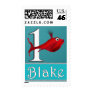 Customize your own fish birthday postage