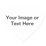 CUSTOMIZE YOUR OWN HEART SHAPED STICKERS - GIFTS