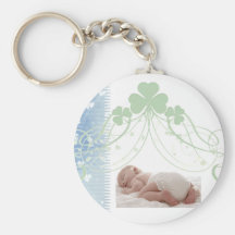 Customize your own Irish baby design Keychains