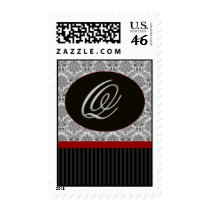 Customize your own monogram postage - Q postage