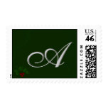 Customize your own monogram postage stamp