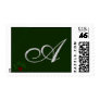 Customize your own monogram postage stamp