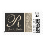 Customize your own monogram wedding stamp