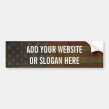 Customize Your Own Patriotic Bumper Sticker