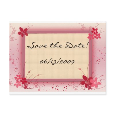 Customize your own Save the Date Post Card