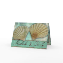 Customize your own seashell design card