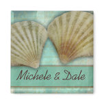 Customize your own seashell design magnets