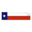 Customize your own Texas Flag Bumper Sticker bumper stickers