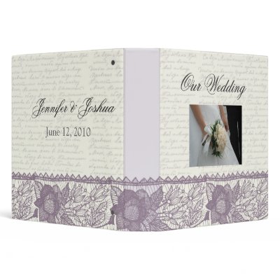 Customize your own wedding storybook ... 3 ring binders