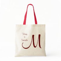 Customize your own wedding tote bag bags