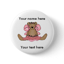 Customize Yourself Ballerina Bear Buttons