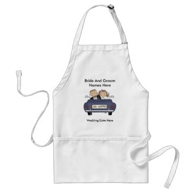 Customize Yourself Just Married Kitchen/BBQ Apron