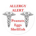 Customizeable allergy stickers by JessicaInSeattle Customizeable allergy stickers