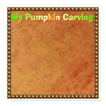 Customizeable Pumpkin Carving Poster posters by pyrabird Customizeable Pumpkin Carving Poster posters
