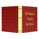 Customizeable Recipe Binder Grandma Yummy Recipes