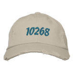 Customizeable Zip or Postal Code embroidered hats