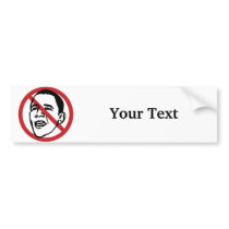 Customized Anti Obama Bumper Sticker