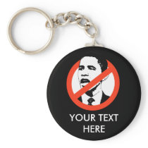 CUSTOMIZED ANTI-OBAMA SLOGAN KEY CHAINS