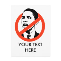 CUSTOMIZED ANTI-OBAMA SLOGAN postcards by antiobama CUSTOMIZED ANTI-OBAMA SLOGAN postcards