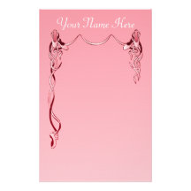 Customized ballet shoes stationery paper