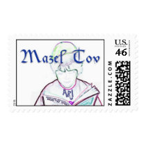 Customized Bar Mitzvah Postage - Mazel Tov postage by ArtByLindaLou Customized Bar Mitzvah Postage - Mazel Tov postage