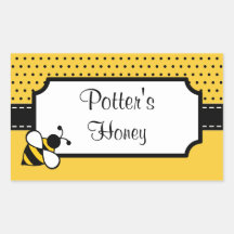 Customized Bee Stickers