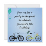 Customized Bicycles Birthday Invites