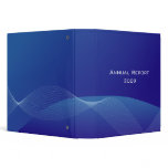 Customized Binders Blue Wave