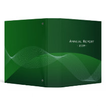 Customized Binders Green Wave by BestCards Customized Binders Green Wave