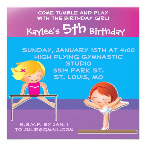 Customized BirthdayParty Invitations