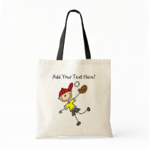 Customized Boys  Baseball  Tote Bag