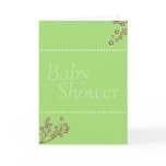Customized Branch Baby Shower Invitation Green cards