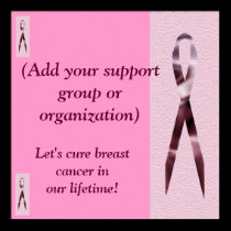 Customized Breast Cancer Awareness Poster posters