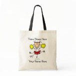 Customized Cheerleader  Tote Bag