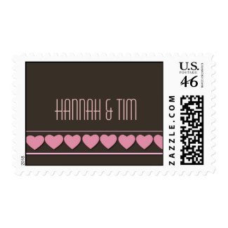 Customized chocolate postage stamp