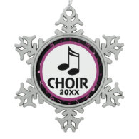 Customized Choir Music Gift Ornament