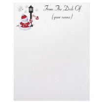 Customized Christmas Letterhead by ForWorkaholics Customized Christmas Letterhead